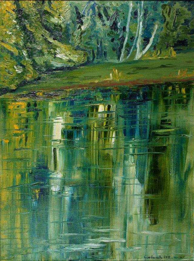 Riflessi, L.M. Gambardella, olio su tela, 70x90, 2012